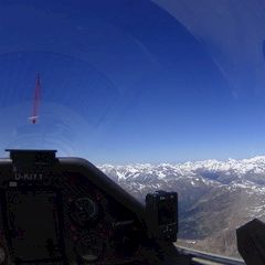 Flugwegposition um 10:02:36: Aufgenommen in der Nähe von Gemeinde Kötschach-Mauthen, Österreich in 2626 Meter